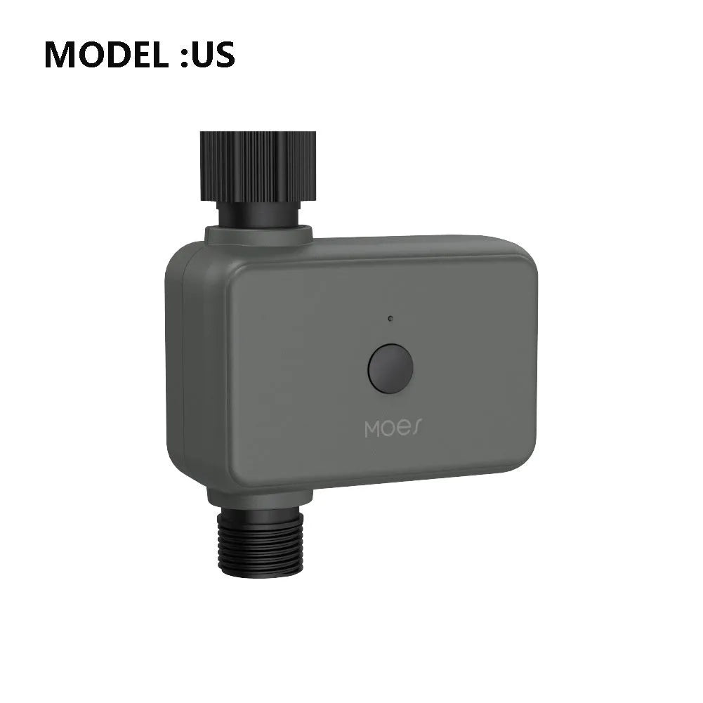 Bluetooth garden irrigation timer with smartphone app control for automated watering systems