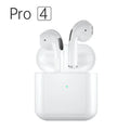 Pro4 Black and Pro4 White wireless in-ear Bluetooth sports headphones on a plain background.