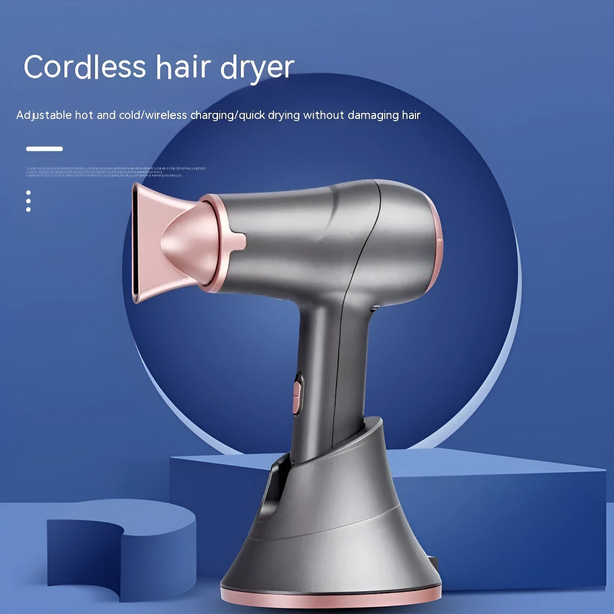 300W hair dryer with ABS shell in grey, white or black, two speed settings, and UK EU US AU plug options