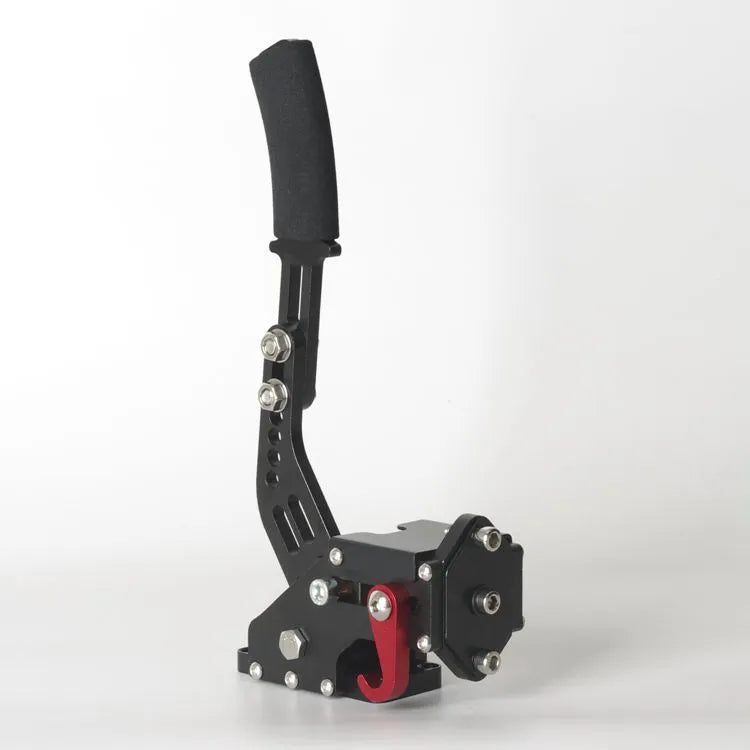 Red, black, and blue linear drift handbrake for Logitech G29 G923 and Thrustmaster T150 T300 T500 racing wheels