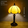 Beige modern bedside lamp with 20cm width for bedroom use