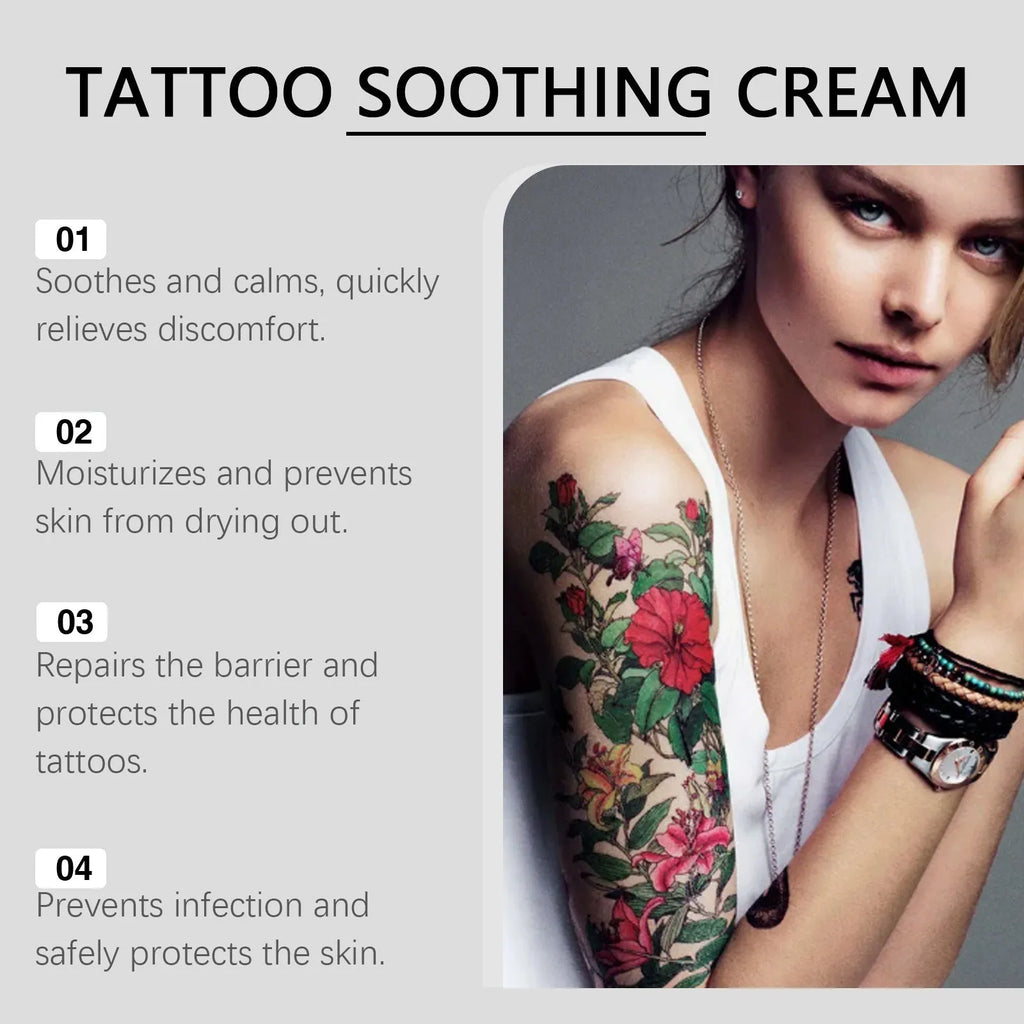 20g tube of tattoo soothing neck cream for post-procedure skin care