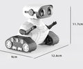 USB rechargeable remote control robot toy for children aged 7-14 years white plastic with sound and light dancing and remote control