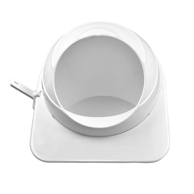 Large Ariston coloured enclosed cat litter tray with deodorising lid and carry handle
