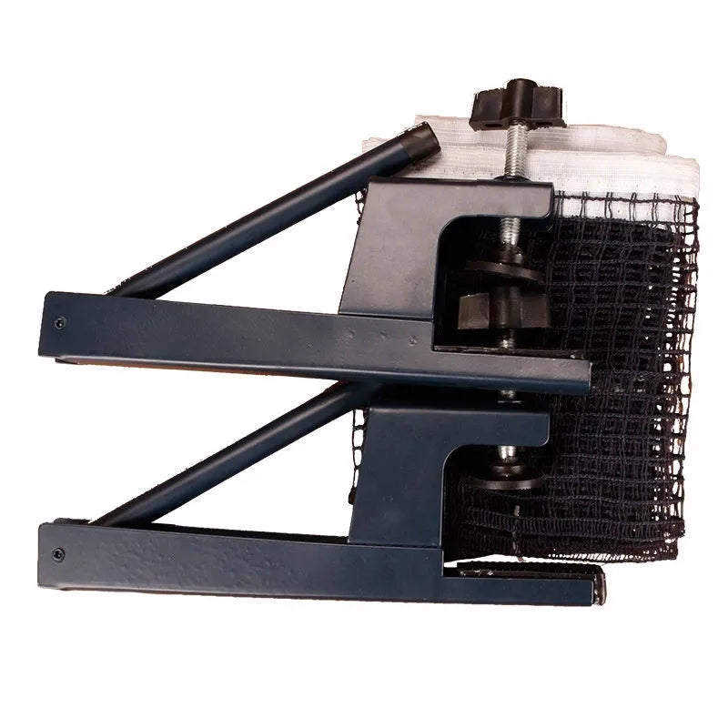 Large thickened universal clip for attaching a table tennis net to an indoor table post.