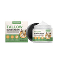 SPF 50+ sunscreen cream tube with hyaluronic acid and lemon extract, 60g non-oily formula
