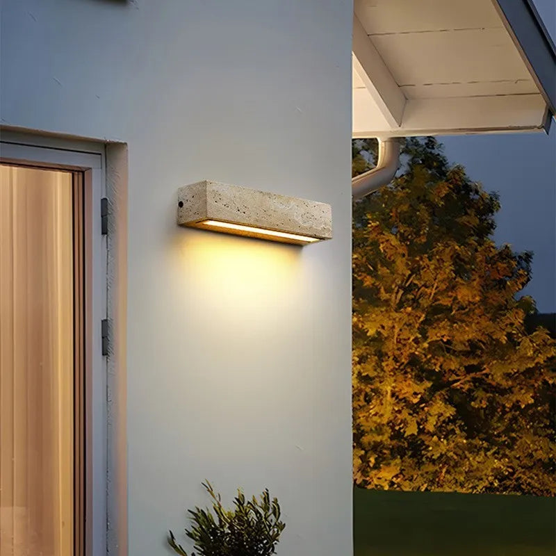Modern simplicity bedside wall lamp in 24cm or 42cm with 3 colour light and 220V voltage
