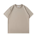 Cotton loose fit unisex t-shirt in various solid colours with short sleeves