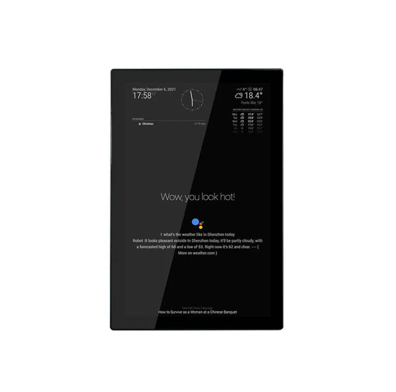 13.3-inch integrated computer touch display with CM4 board for smart mirror and voice assistant projects