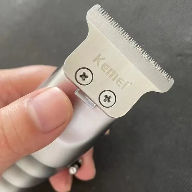 Barber scissors with LCD display screen and stainless steel blades