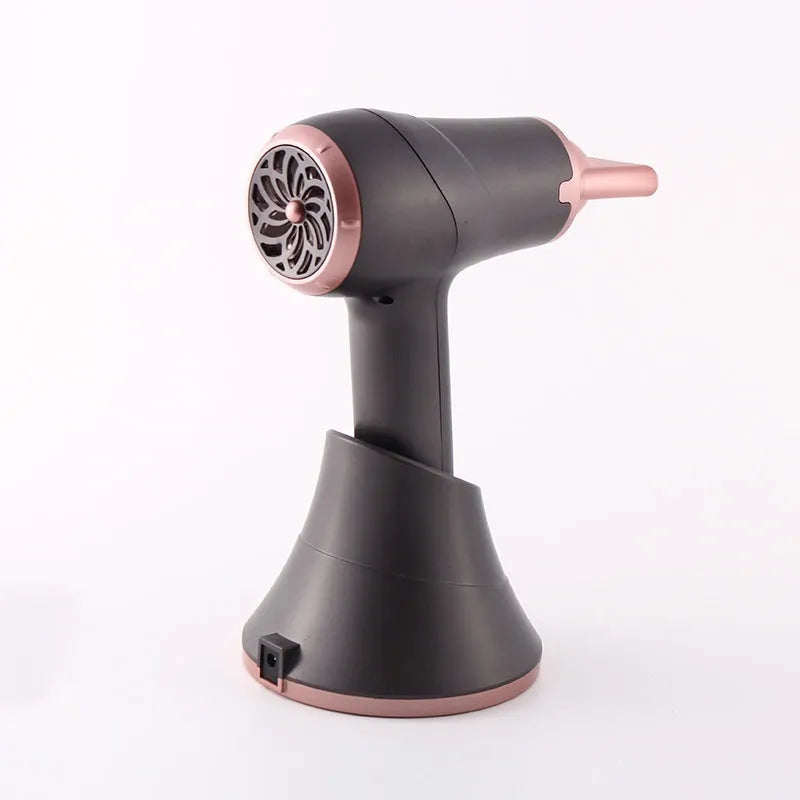 300W hair dryer with ABS shell in grey, white or black, two speed settings, and UK EU US AU plug options