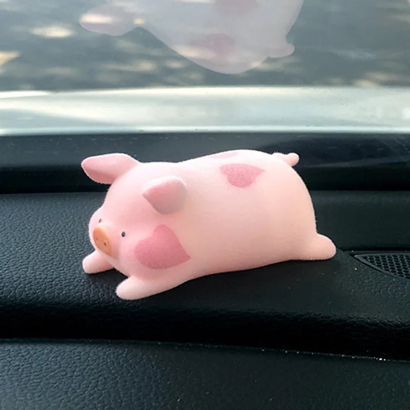 Cartoon pig resin car dashboard ornament decoration accessory
