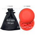 Orange golf strength training mat made from natural rubber for swing practice