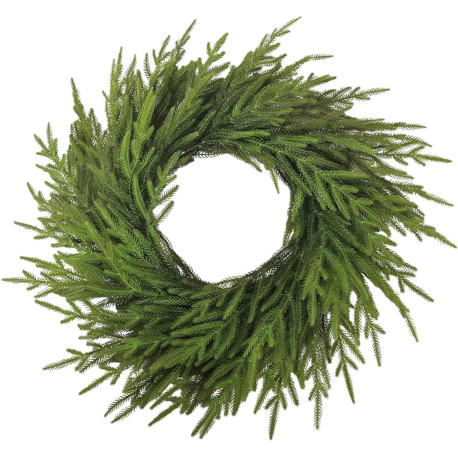 PE Feel artificial plastic leaf garland in American country style for front door decoration.