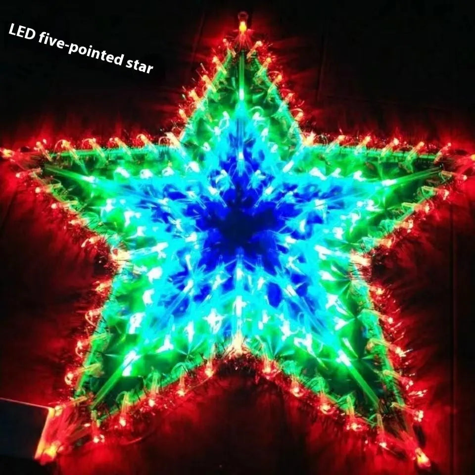 Christmas festival plug-in outdoor string lights with plastic shell and peacock lamp shape for holiday decoration