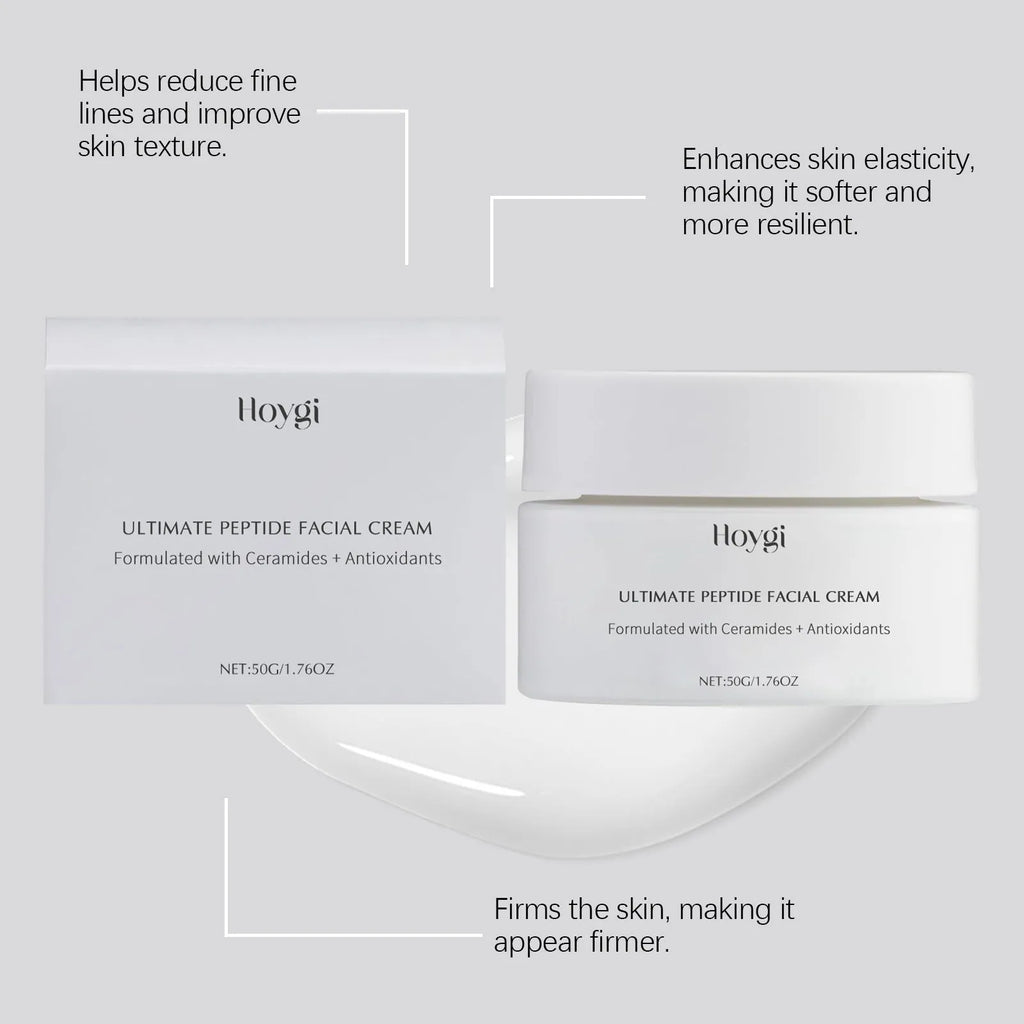 Deep Nourishing Moisturizing Facial Cream 50g jar with Ceramide NP and peptides