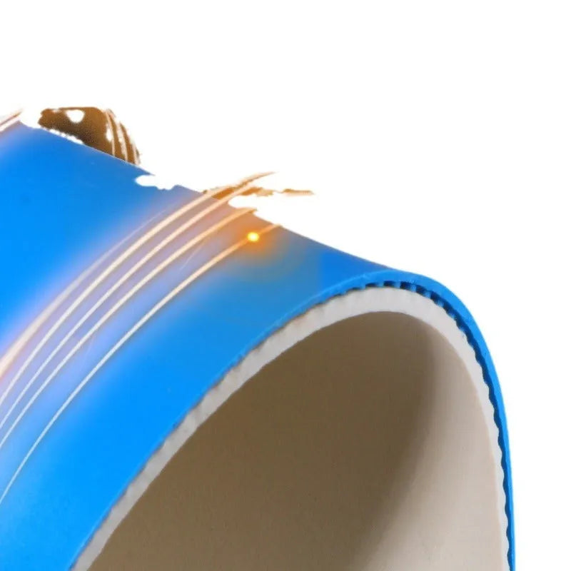 High Elasticity Table Tennis Racket Rubber with Inner Sponge Astringency Surface for Recreational and Training Play in Blue, Green, Pink, or Purple Single Sheet