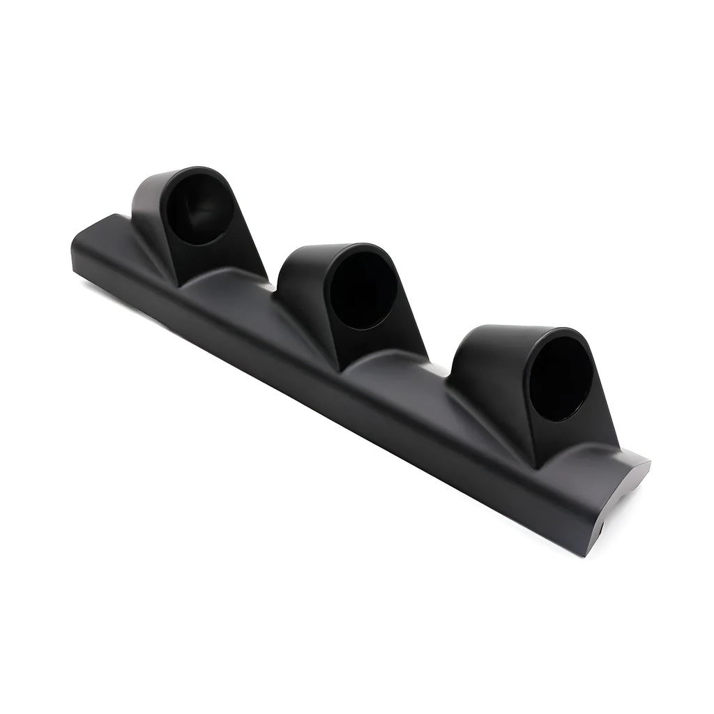 Black three-hole 52mm instrument mounting stand for car dashboard installation