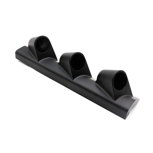 Black three-hole 52mm instrument mounting stand for car dashboard installation