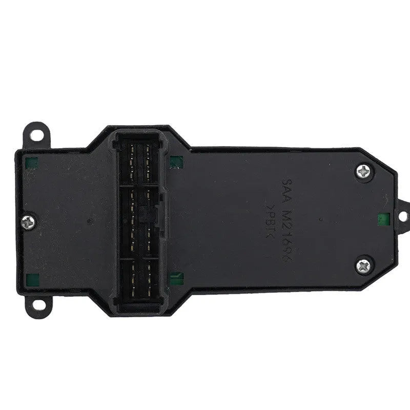 Black ABS plastic window lift switch for 2002-2006 Honda CRV measuring 18x7x6cm