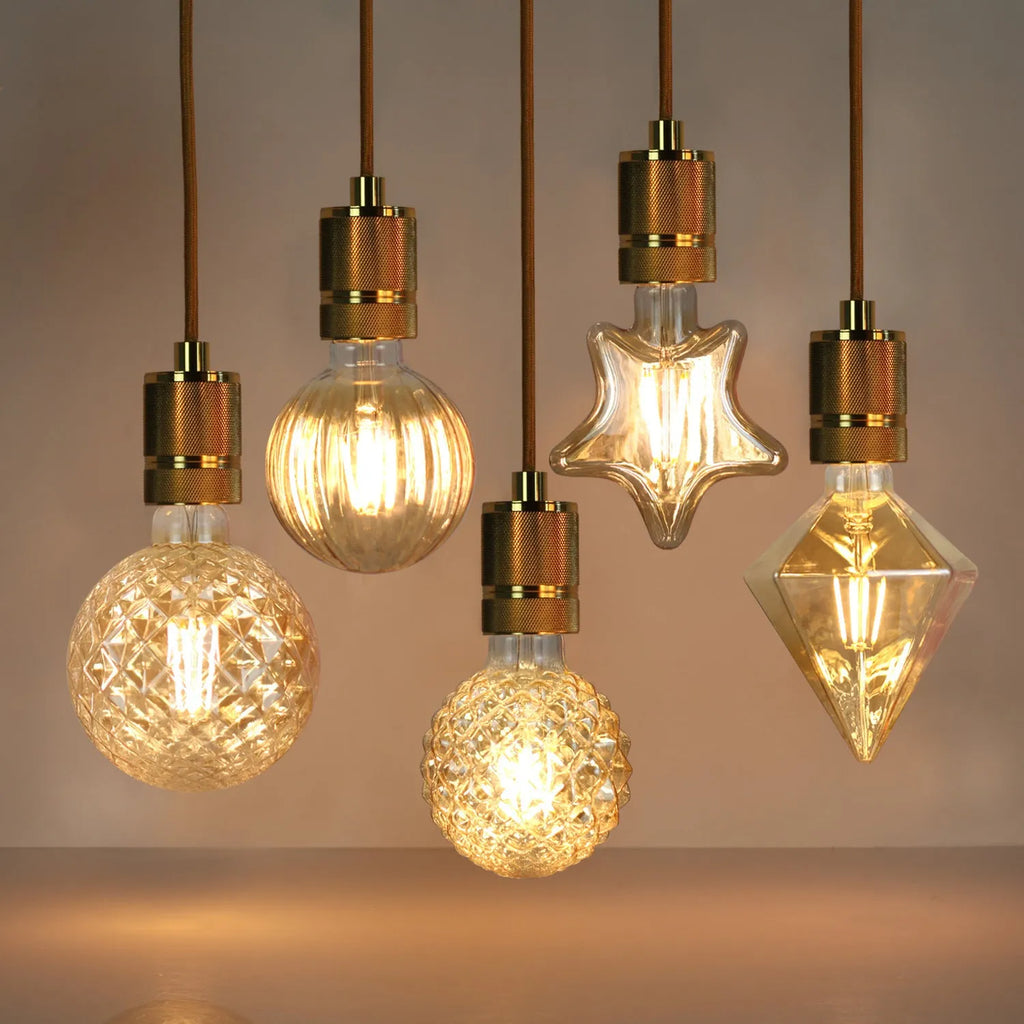 Retro glass lamp shaped bulb 220V 4W 360lm 110x160mm in a decorative shaped design