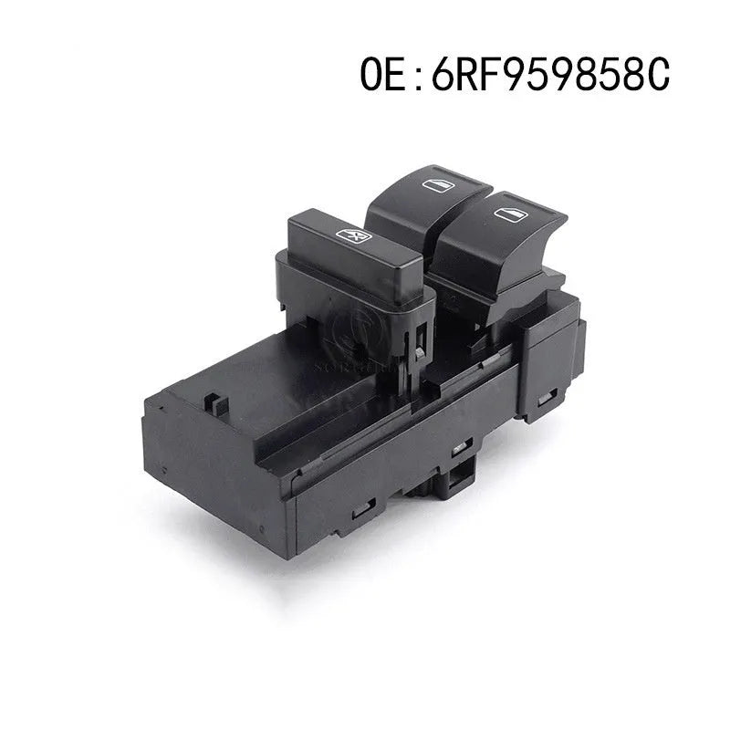 Black ABS plastic electric window regulator model 6RF959858C for Ford vehicles