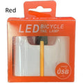 Motorcycle taillight with USB charging and waterproof design in yellow colour for night riding