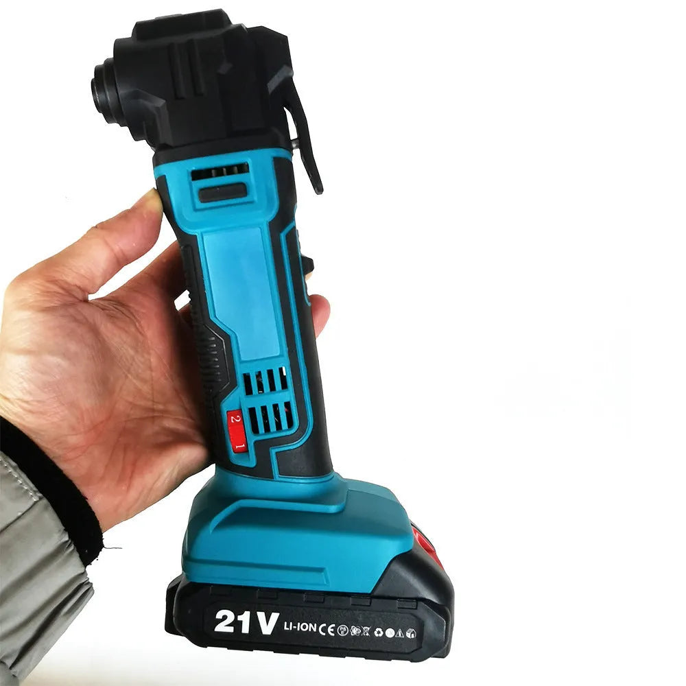 Rechargeable brushless lithium battery trimming machine with dual charger and metal construction