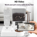 5 litre stainless steel single bowl pet intelligent feeder with multiple smart control model options