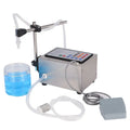 CNC filling machine GFK280 model with control panel and dispensing nozzle on benchtop