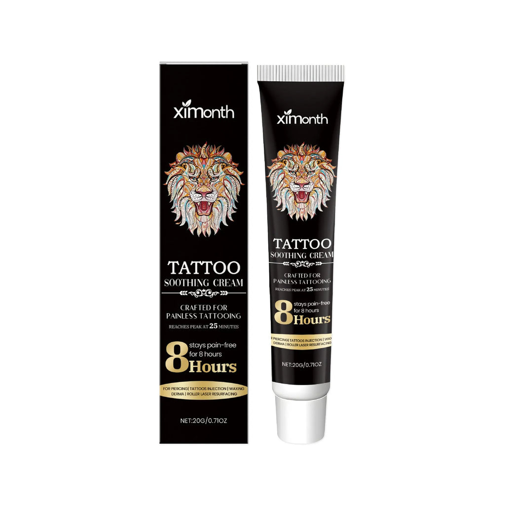 20g tube of tattoo soothing neck cream for post-procedure skin care
