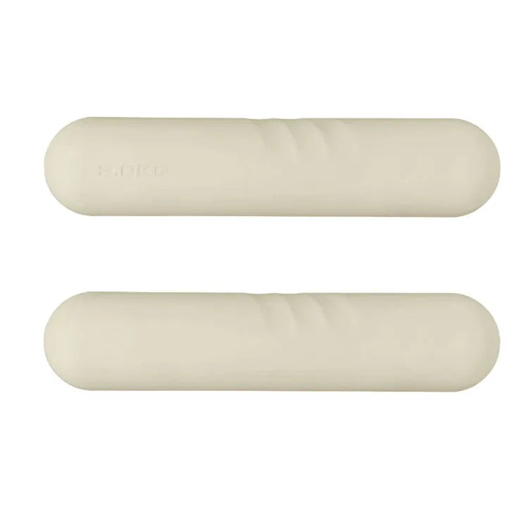 Silicone-edged hand-drawn dumbbell stick fitness equipment in choice of colours and weights.