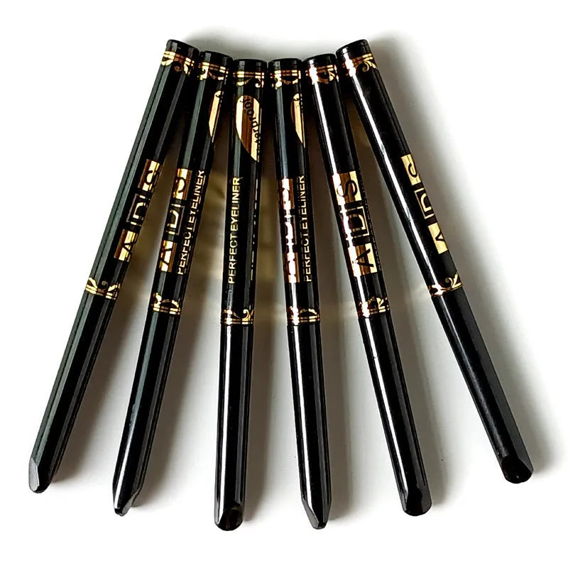 Eyeliner gel pencil in black and brown with automatic twist-up mechanism