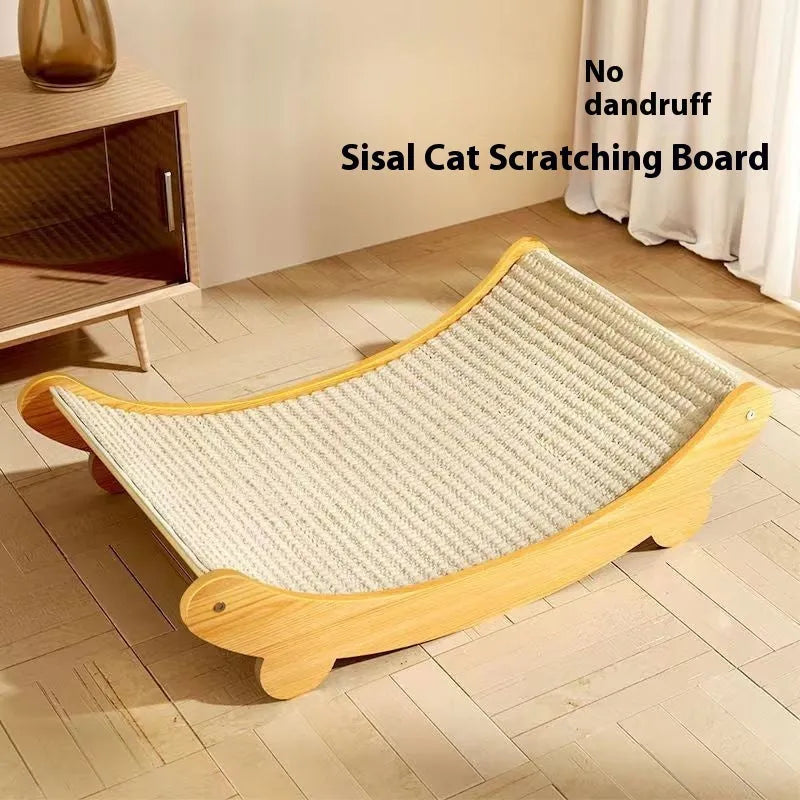 Sisal blanket cat scratch board in natural style available in large and small sizes