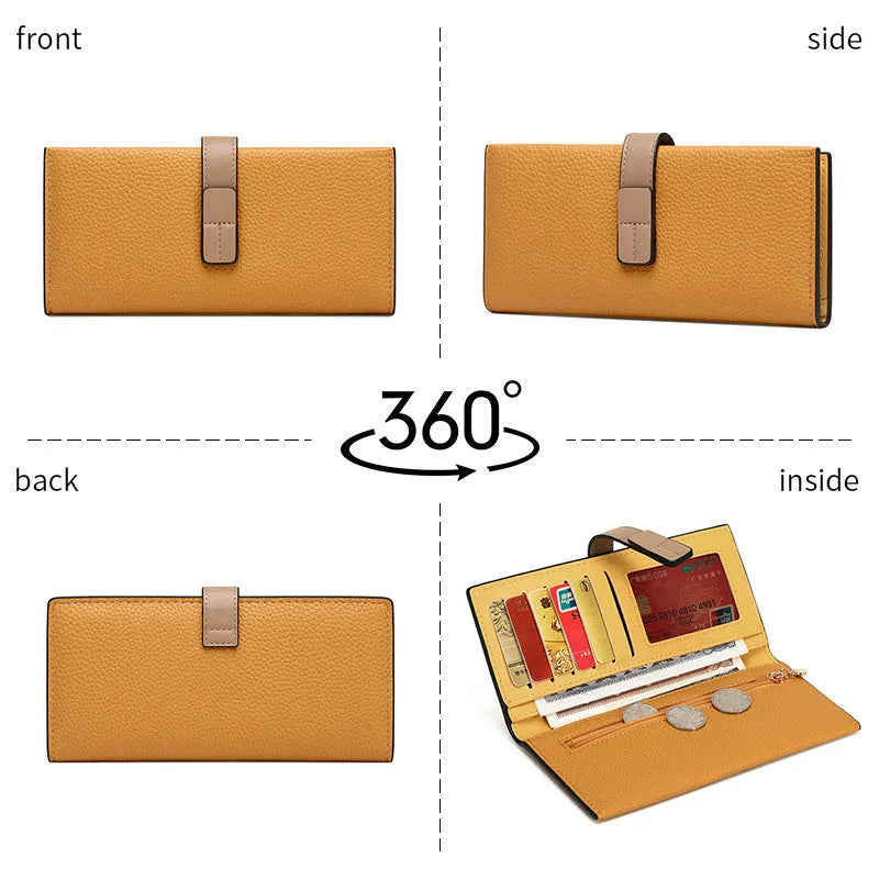 Women's large capacity PU leather handbag available in five colour options