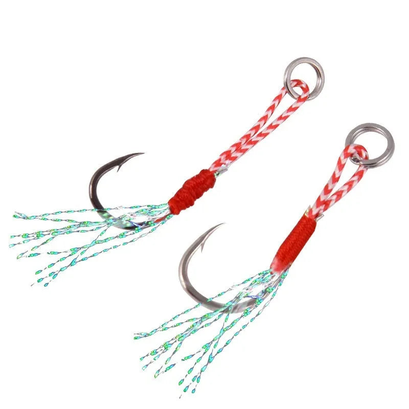 Single bright wire and iron plate fishing hook for sea fishing in various sizes