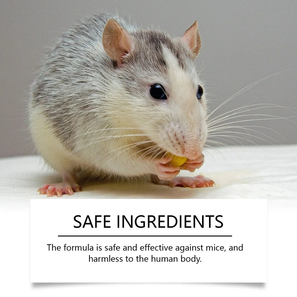 Outdoor mint-flavoured rat repellent spray 150ml bottle with peppermint and chili essential oils