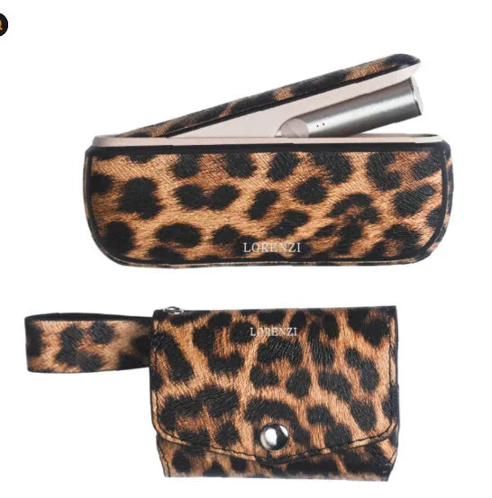 Light Luxury Storage Protective Bag in leopard print and yellow colour options.