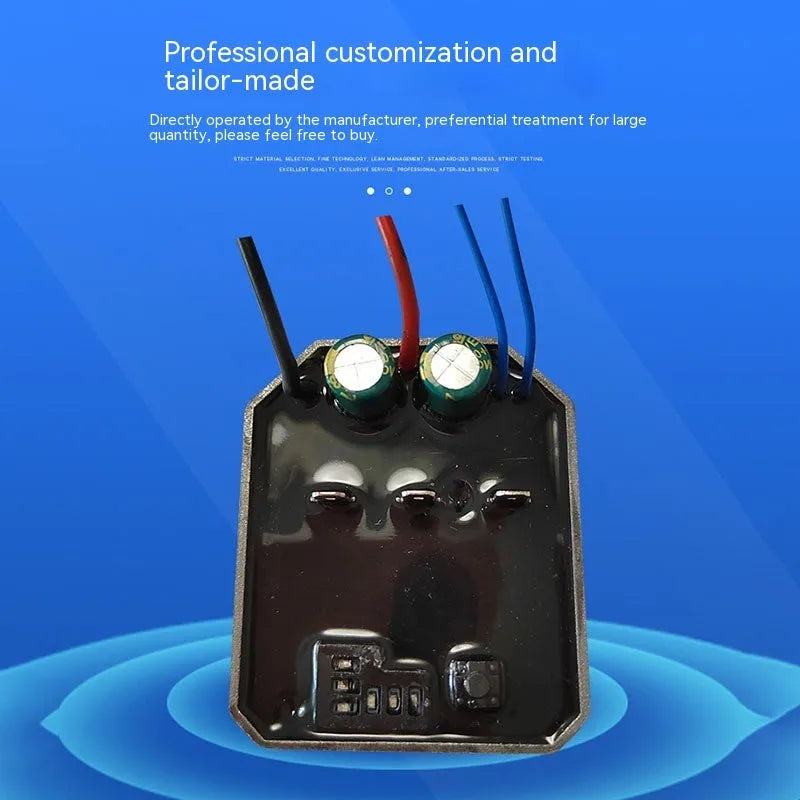 Brushless lithium-ion angle grinder control panel 21V 62mm 52mm 9.5mm 1200W PCB board