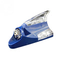 Wind energy LED car decoration light in black, 140x65x65mm, with stick-on waterproof tape for car body