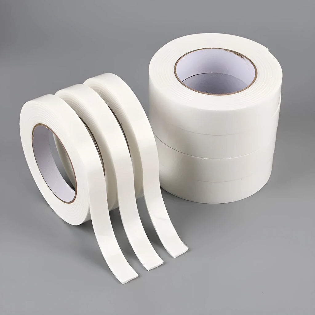 Roll of foam double-sided adhesive tape 15mm width 3mm thickness BOPP base material for mounting and sealing