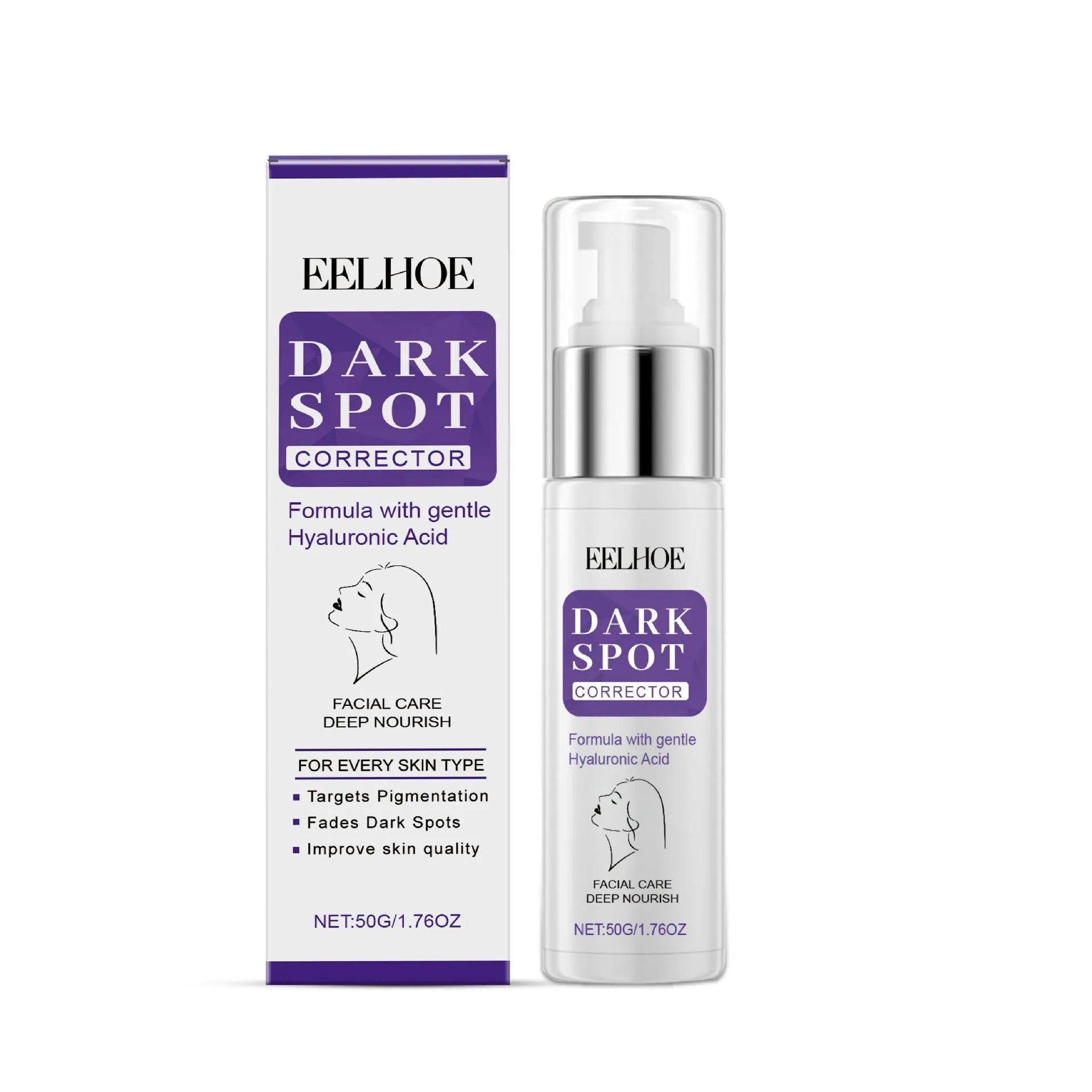 50g facial moisturising cream jar for daily hydration and water-oil balance