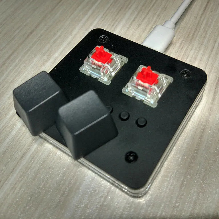 Mini USB keyboard with touch panel in black, grey, pink, or white colour options