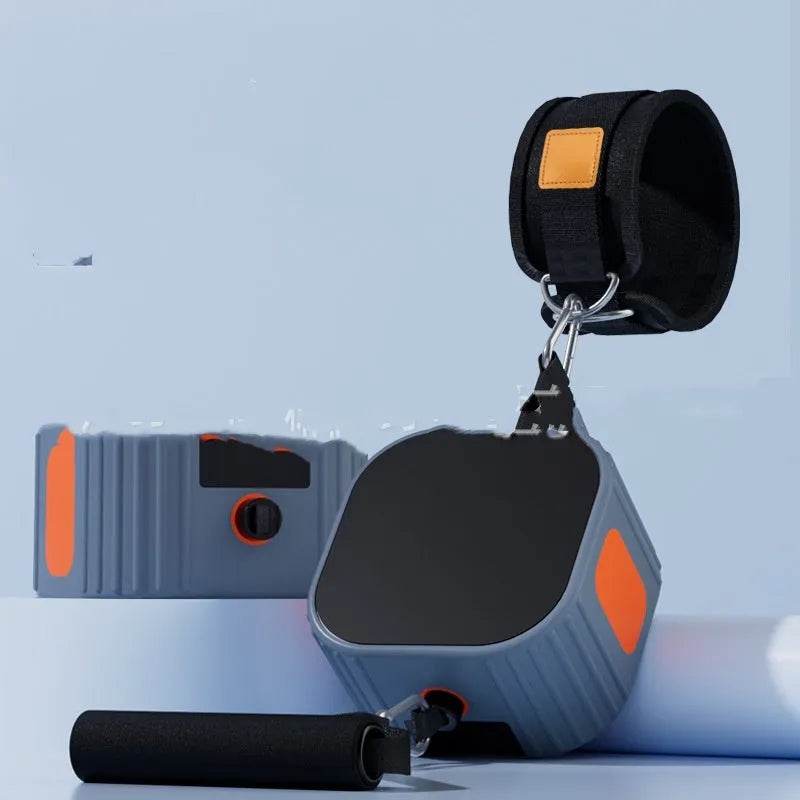 Multifunctional chest expander dumbbell rowing machine with adjustable resistance