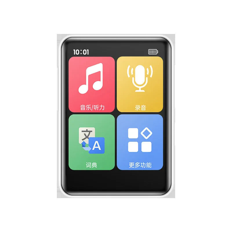 Full screen Mp3 walkman with Bluetooth and touch screen, 2-inch colour display, available in black and white
