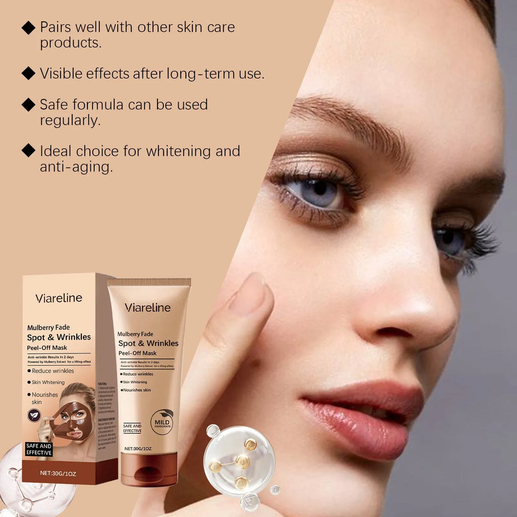 30g facial mask with collagen and arbutin for wrinkle reduction and skin brightening