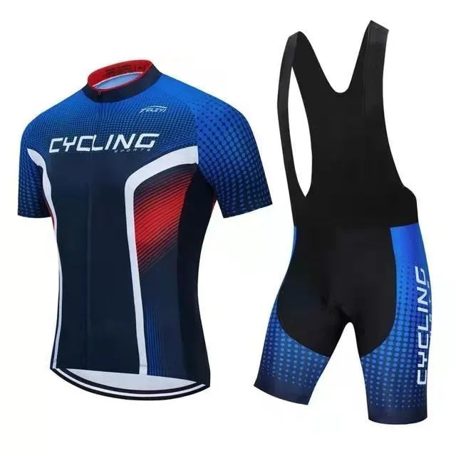 Cycling jersey for mountain and road bikes with moisture absorption function in various colour styles