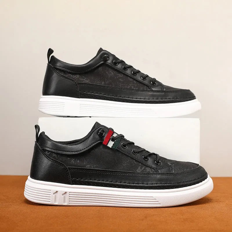 Grey men's high-top canvas bandage sneakers with round toe and PVC sole on a white background
