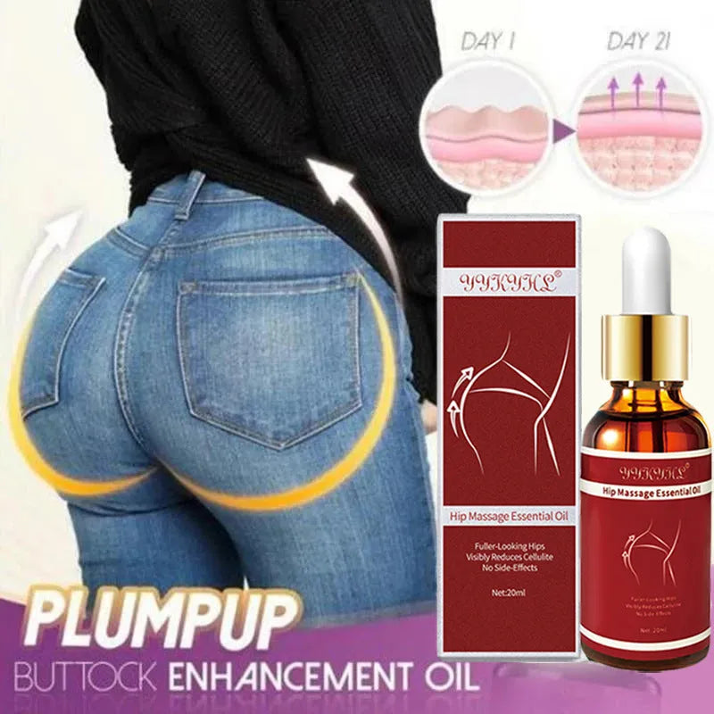 Sculpting Butt Lifting Cream Massage Oil 20ml grapeseed oil moisturising body care bottle