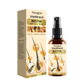 30ml bottle of hair growth spray with pump, containing ginger root oil and biotin